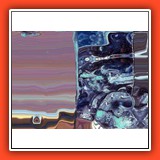 abstract with split canvas