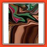 green red over brown